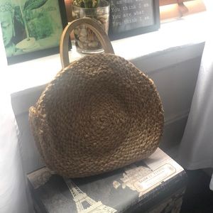 Straw bag